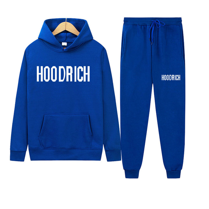 Women's sport hoodie and jogger set with contrasting logo Lune London