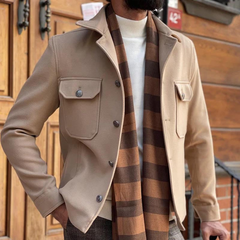 Chic and stylish modern utility jacket for men
