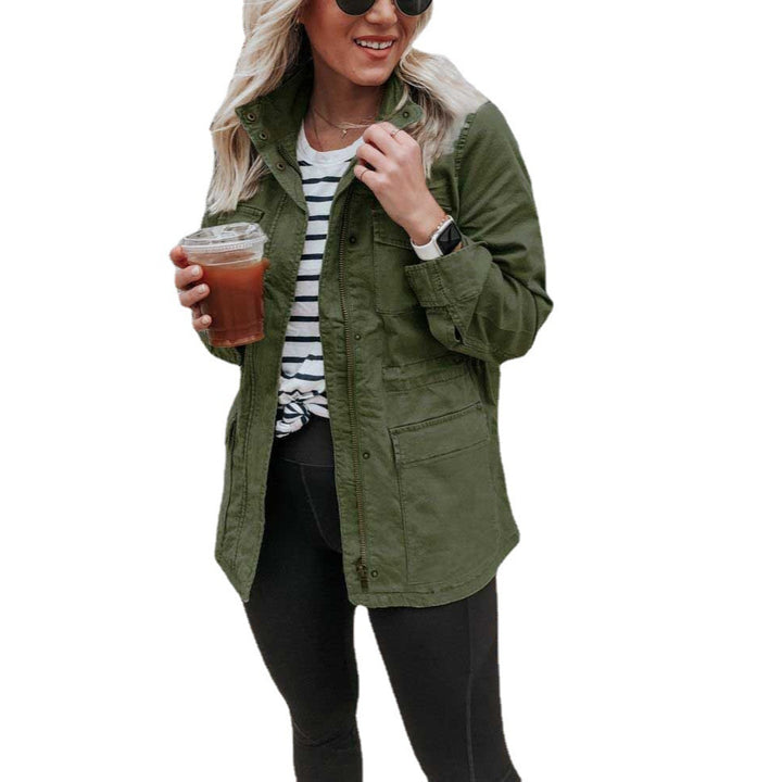 Veste utilitaire de loisirs pour femmes avec poches pratiques et Stay Chic & Stil ajustable
