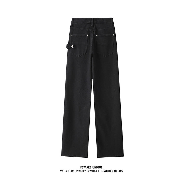 High-waisted loose fit men's jeans with practical pockets Lune London
