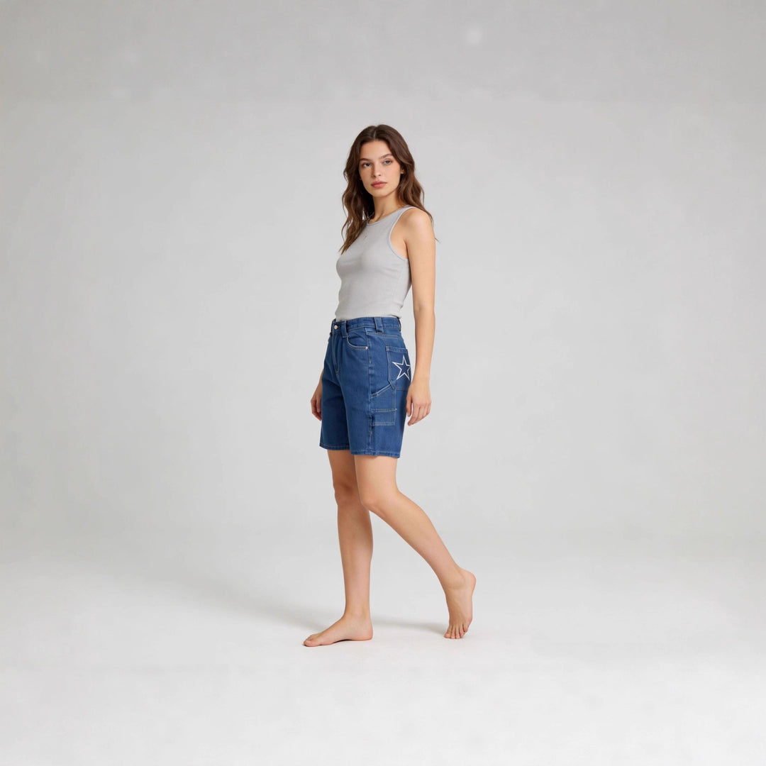 Women Casual Cargo Shorts Lune London