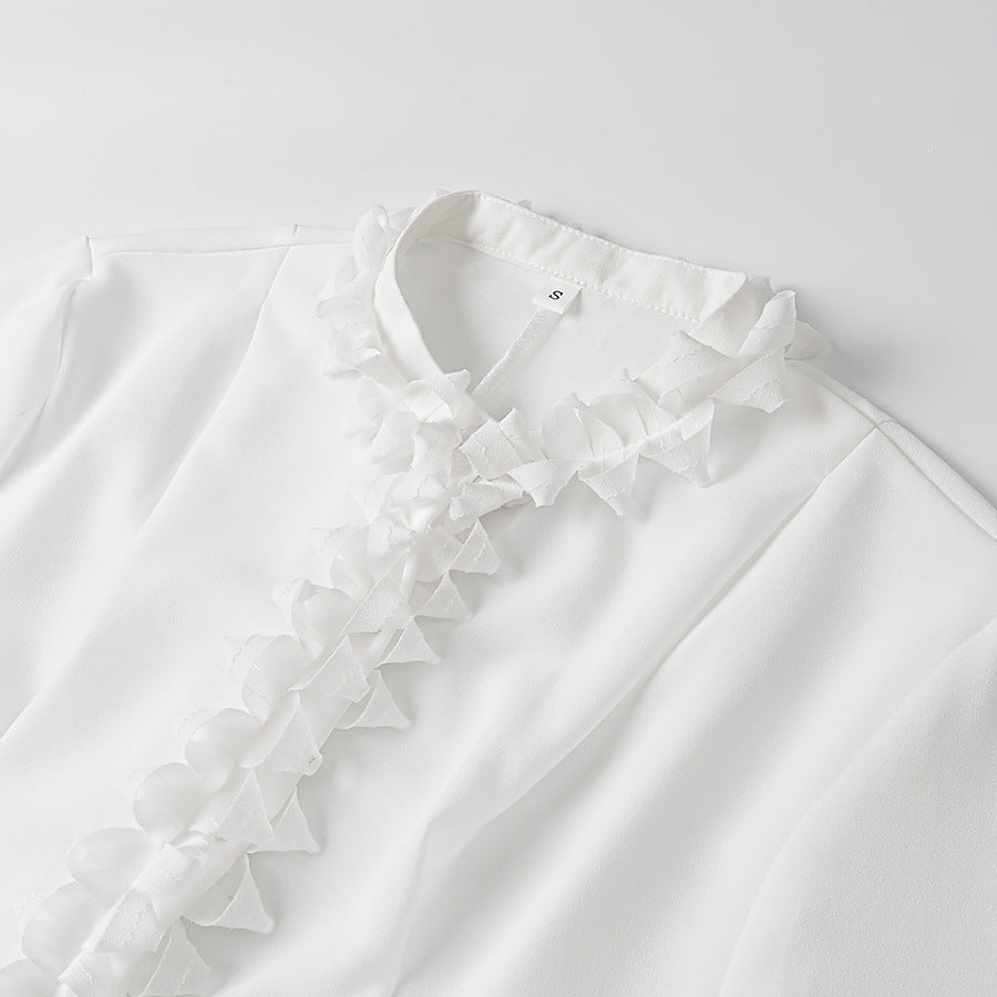 Blouse élégante pour femmes avec détails volants Chic & Stil