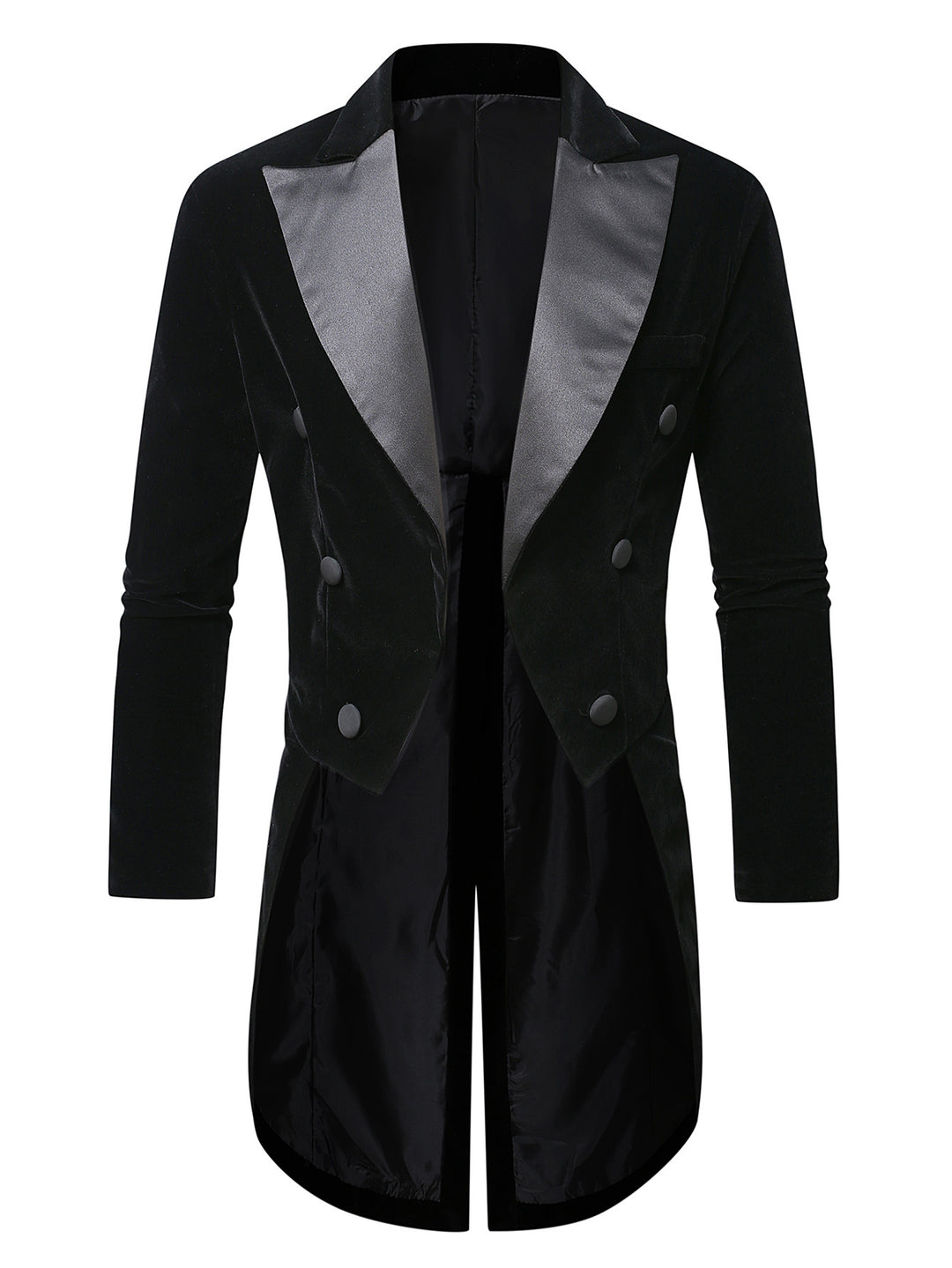 Lune London elegant double-breasted velvet jacket for men