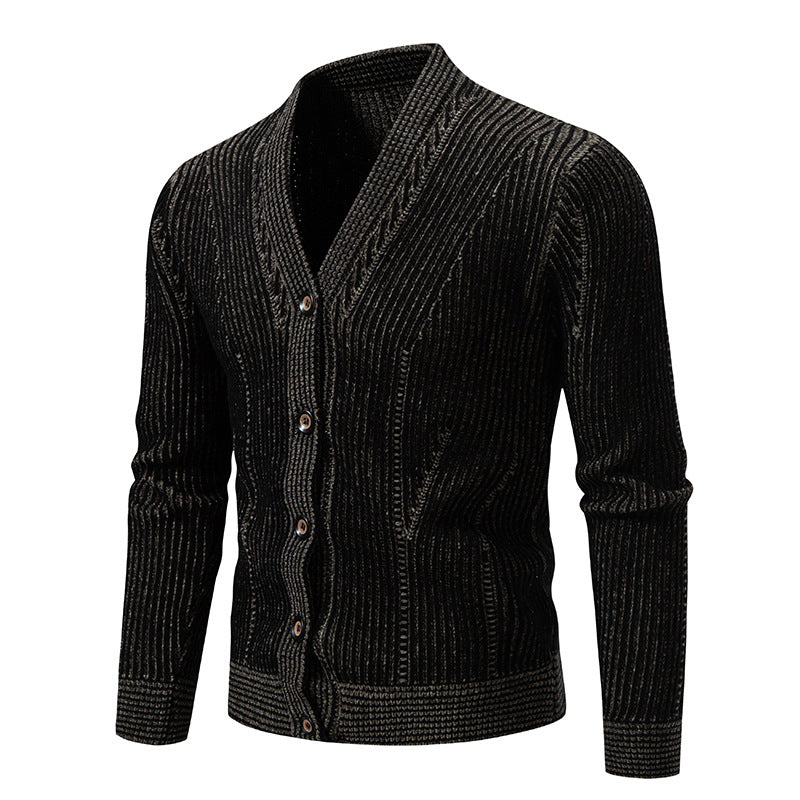 Men's knitted jacket with structured design Lune London