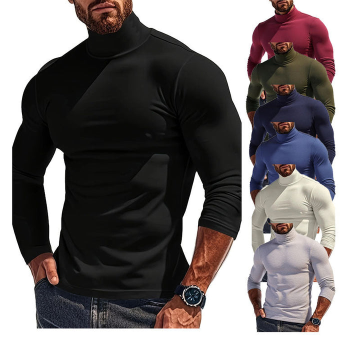 Men's Turtleneck Sweater In Modern Design Lune London