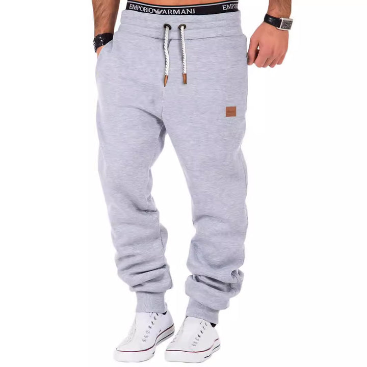 Comfortable jogger pants for men with drawstring Lune London