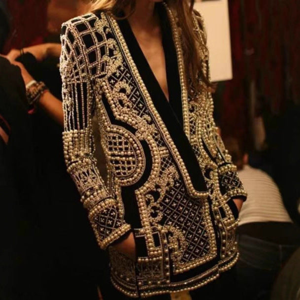 Ladies Crystal Glamour Chic Jacket