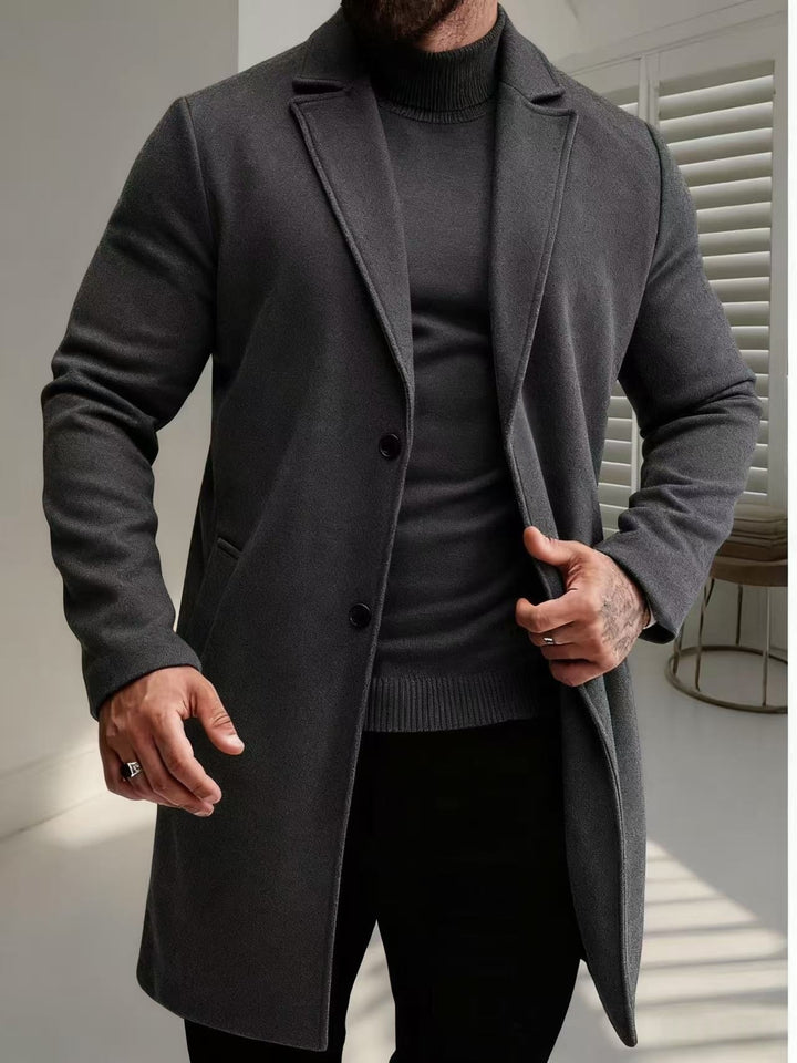 Elegant wool coat for men Lune London