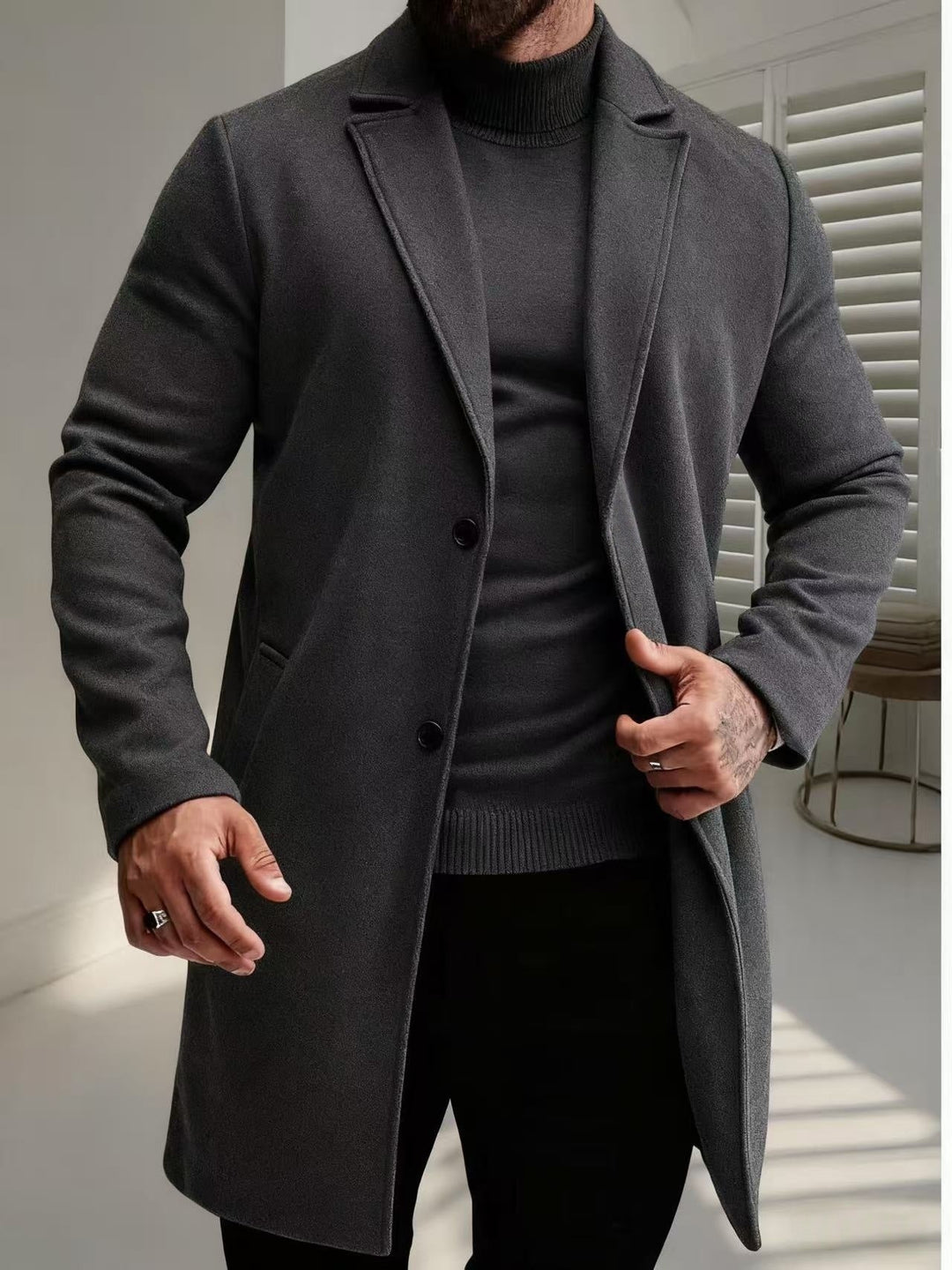 Lune London | Men's Elegant Wool Coat