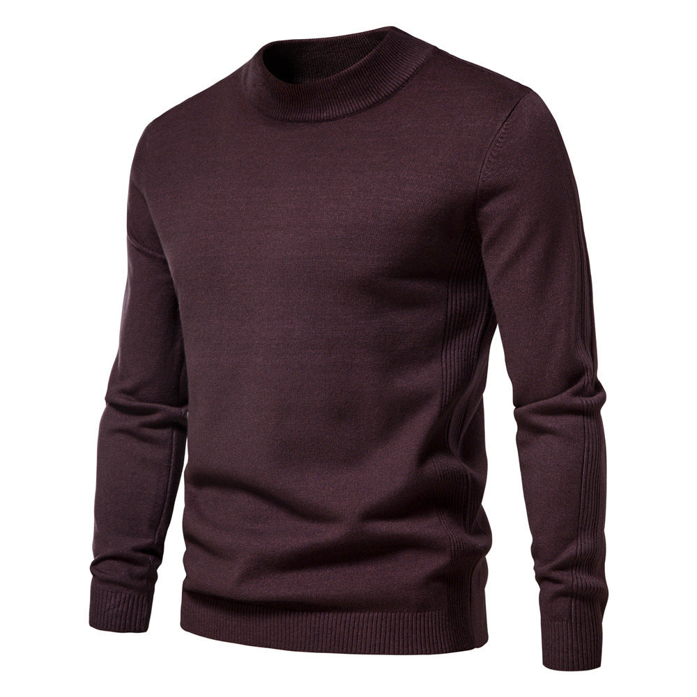 Men's Elegant Rollneck Sweater in High Quality Wool Lune London