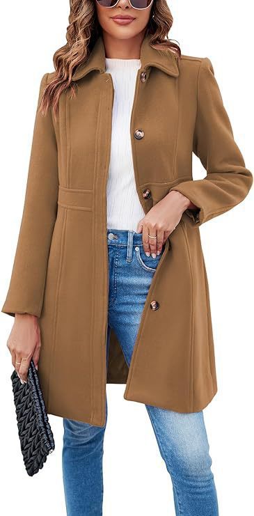 Classic wool coat for women with a trendy cut and functional details Lune London