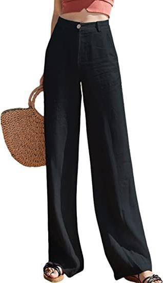 Wide linen pants for women Lune London