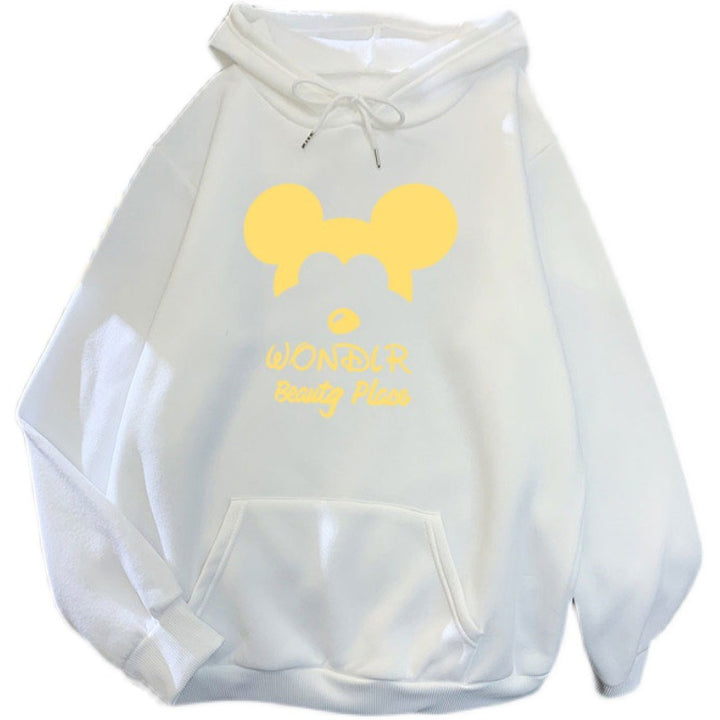 Women's hoodie with playful animal motif Chic & Stil