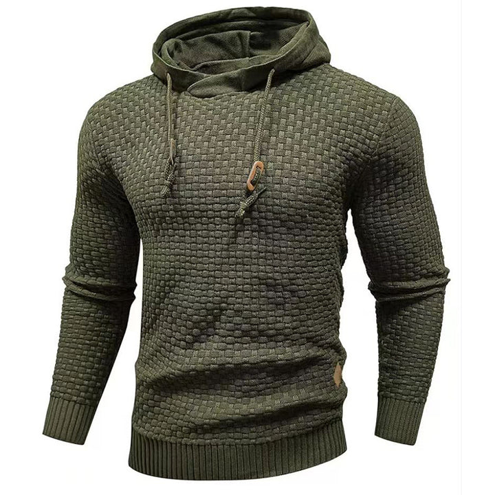 Men's hoodie with textured design Lune London