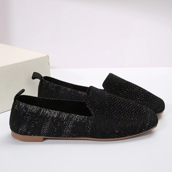 Ladies Breathable Mesh Slip-On Shoes Lune London
