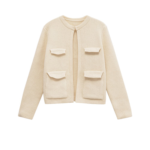 Women's casual cardigan with practical pockets Lune London
