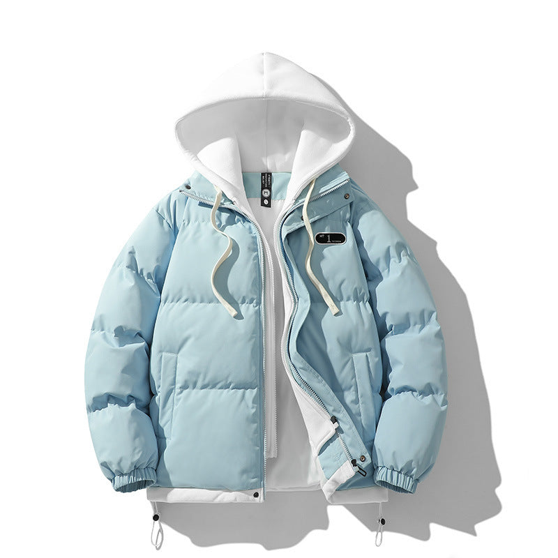 Warm padded jacket for women with removable hood and wind protection Lune London