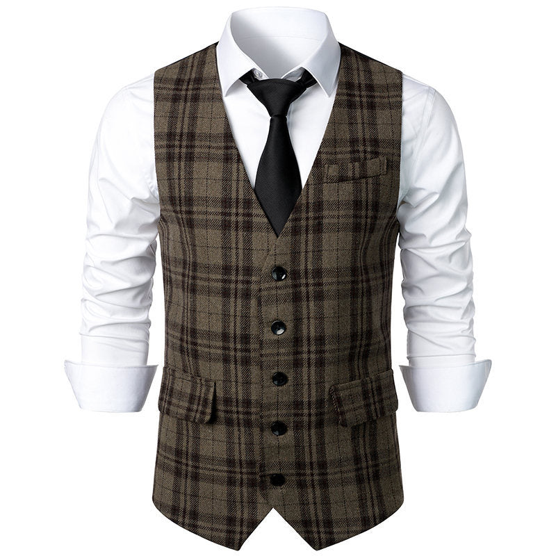 Classic checkered jacket for men with a sleek cut and practical pockets Lune London