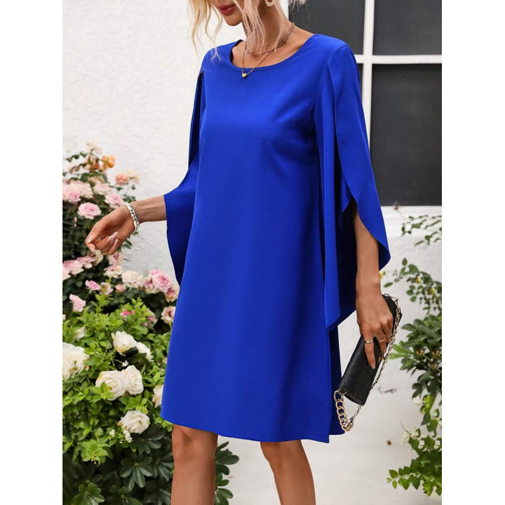 Dress cape woman with elegant sleeves Lune London