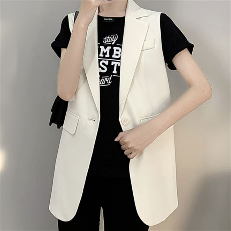 Lune London Fitted Sleeveless Jacket for Women
