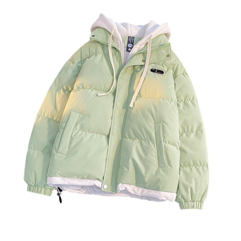 Ladies stylish quilted jacket with integrated hoodie Lune London
