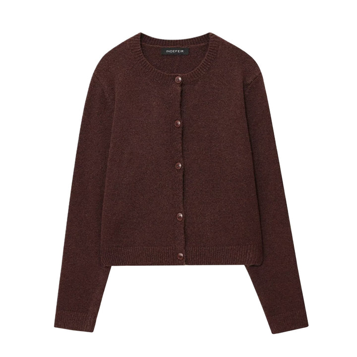 Elegant women's cardigan with buttons and soft texture Lune London