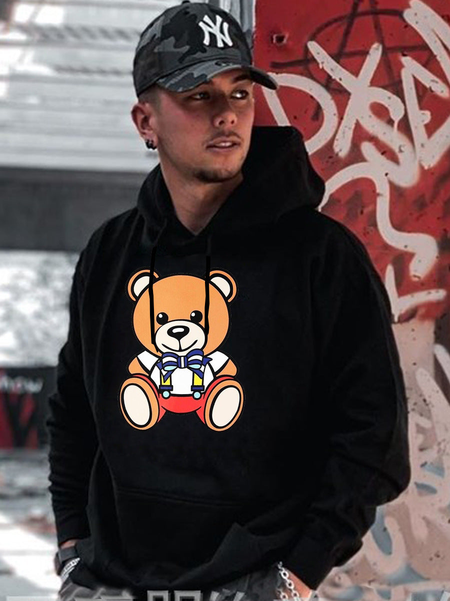 Women's hoodie with a cute bear pattern Lune London
