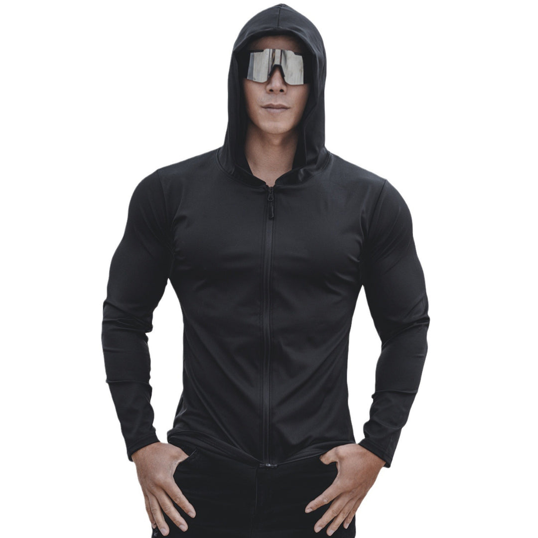 Functional jacket for men with protective hood and sporty design Lune London