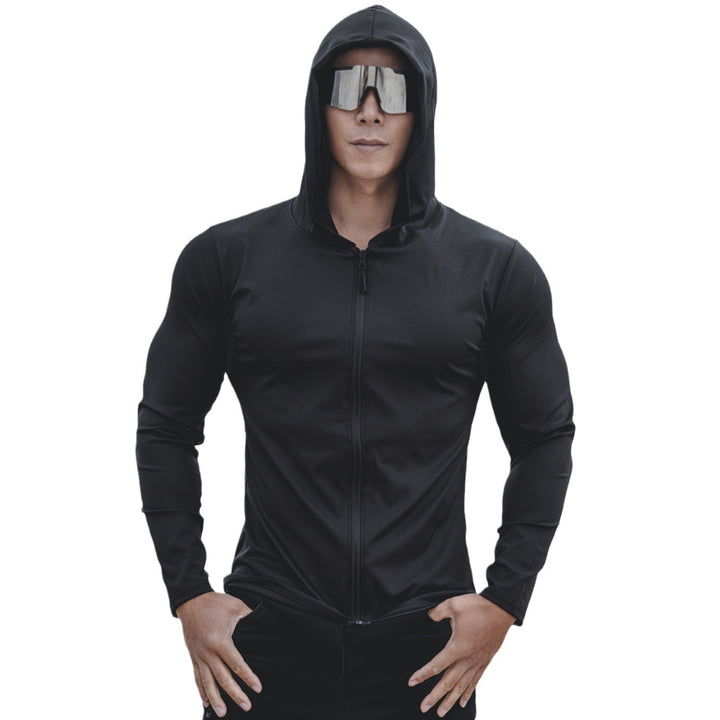 Functional jacket for men with protective hood and sporty design Lune London