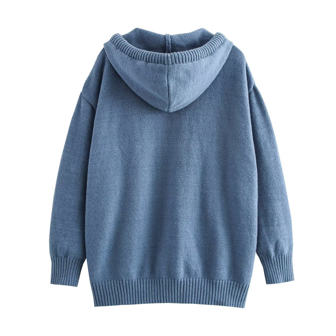 Hoodie confortable pour femmes avec imprimé animal Chic & Stil