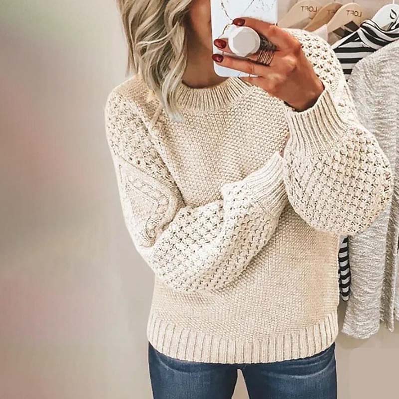 Lune London | Solid Color Knit Sweater