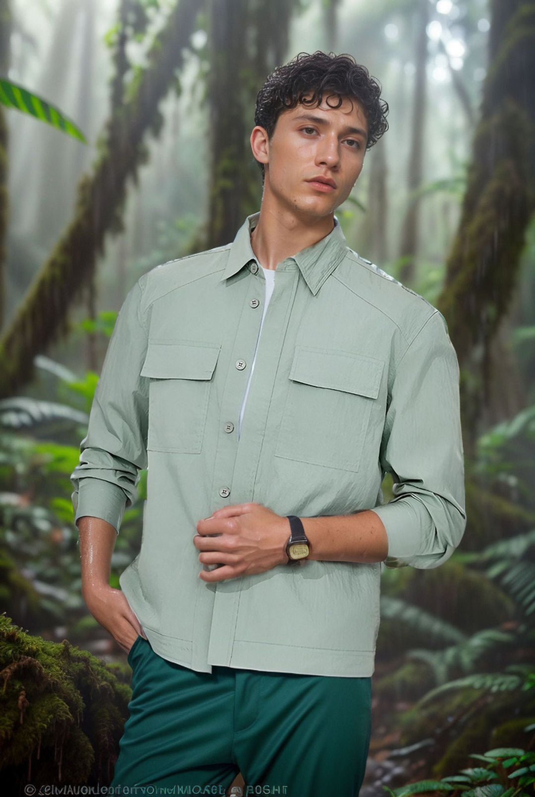 Casual summer jacket for men with wind protection Lune London