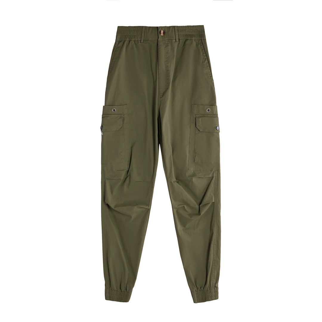 Men's cargo pants with functional pockets and elastic waist Lune London