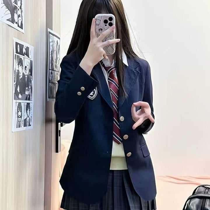 Blazer d'uniforme scolaire à la mode pour femmes Chic & Stil