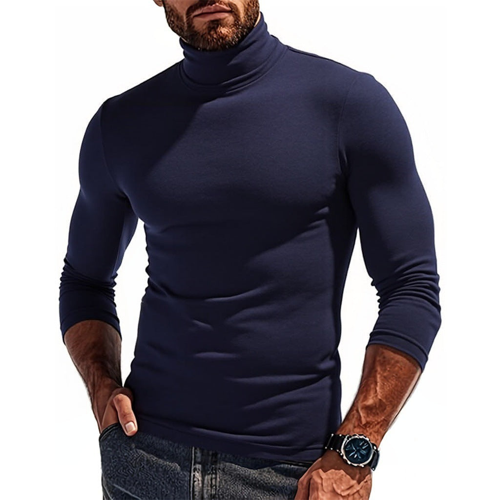 Men's Turtleneck Sweater In Modern Design Lune London