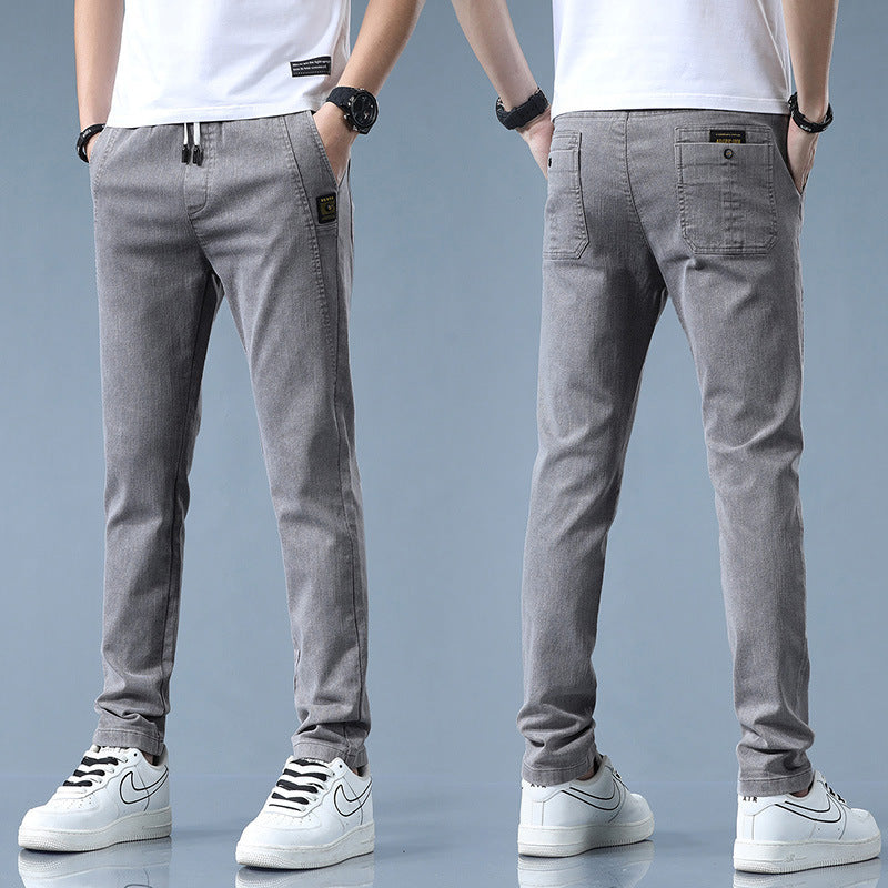 Pantalon chino stylé pour hommes avec taille ajustable et détails modernes Lune London