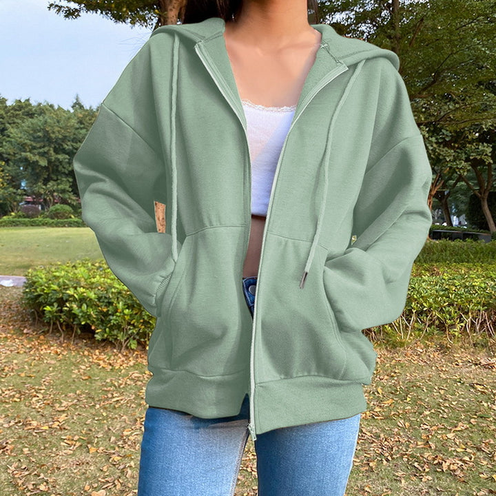Women's oversized zip-up hoodie Lune London