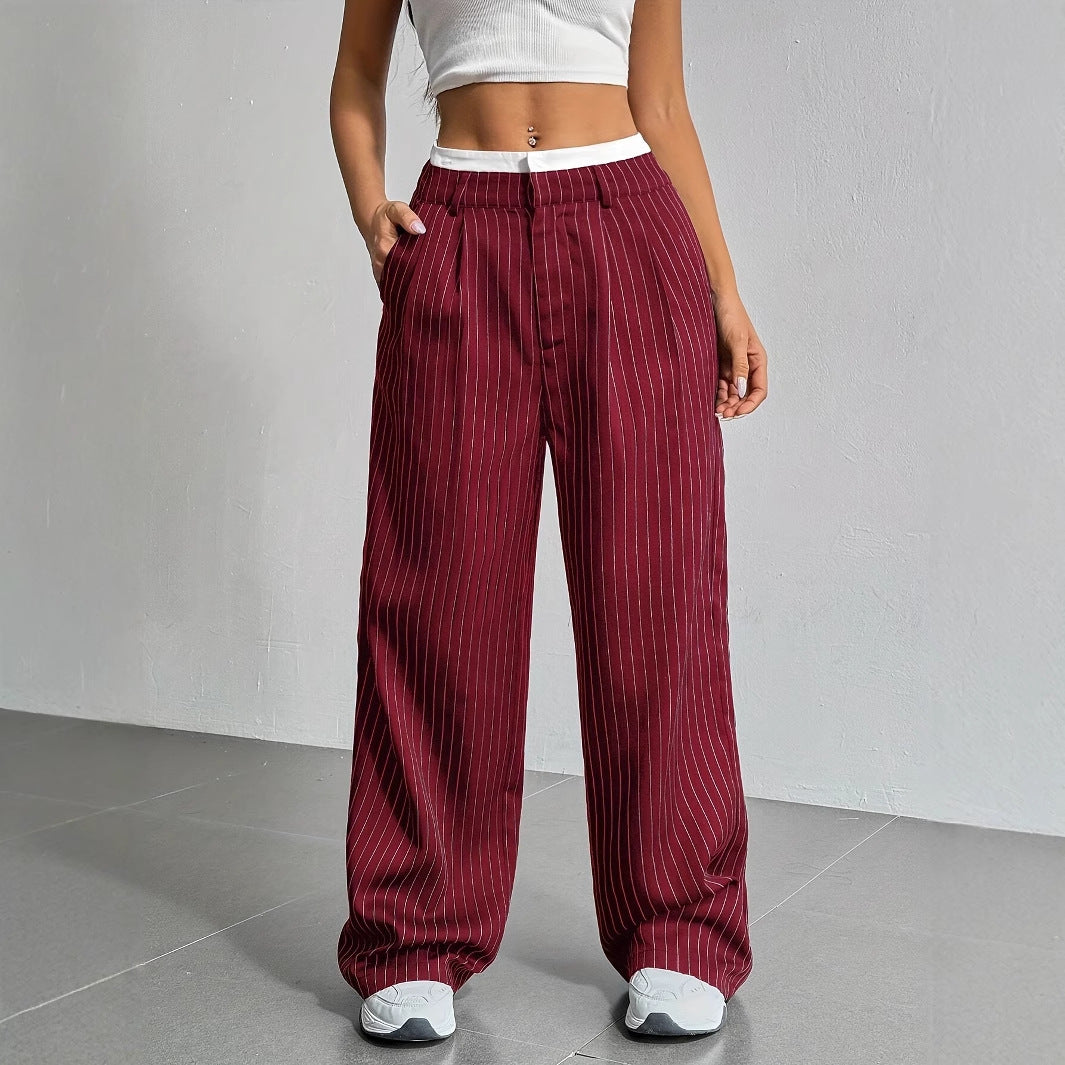 Ladies high waist disc pants Lune London