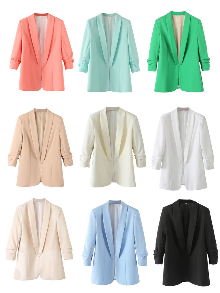 Oversized women's jacket without closure Lune London