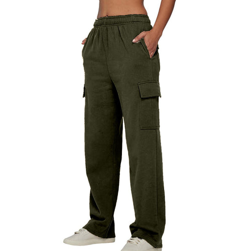 Comfortable cargo pants for women with side pockets Lune London