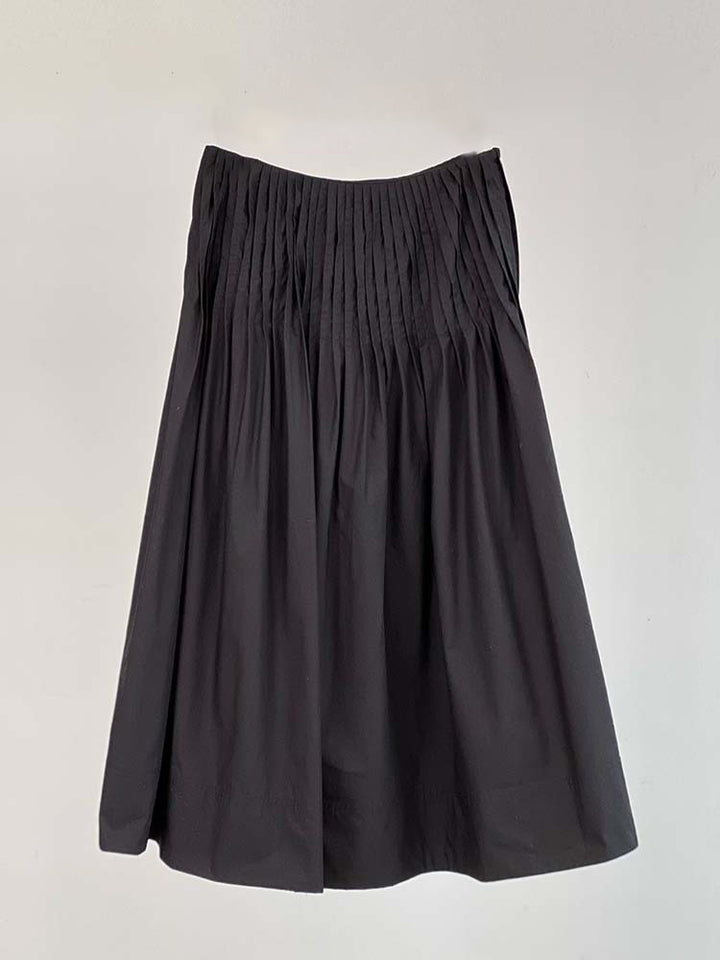 Jupe midi élégante pour femmes avec détails plissés Chic & Stil