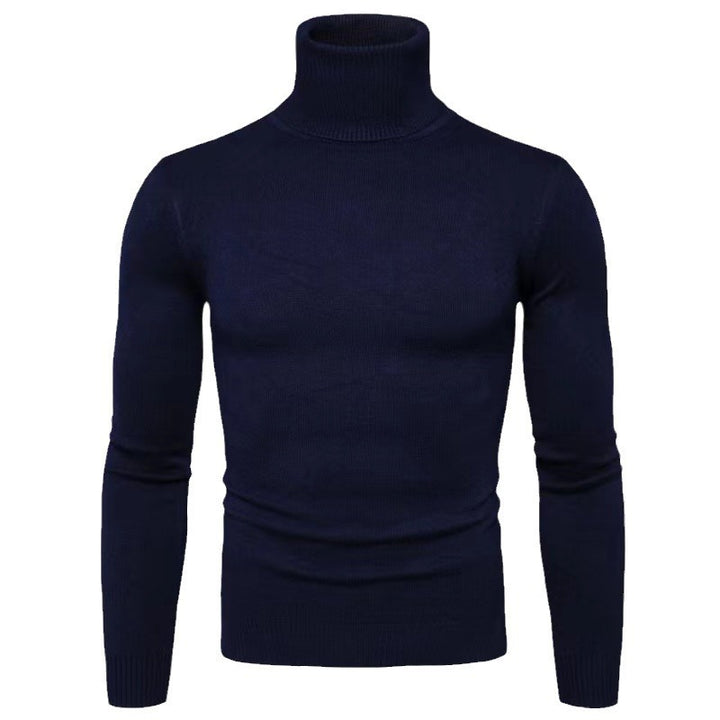 Elegant turtleneck pullover for men in fine merino wool Lune London