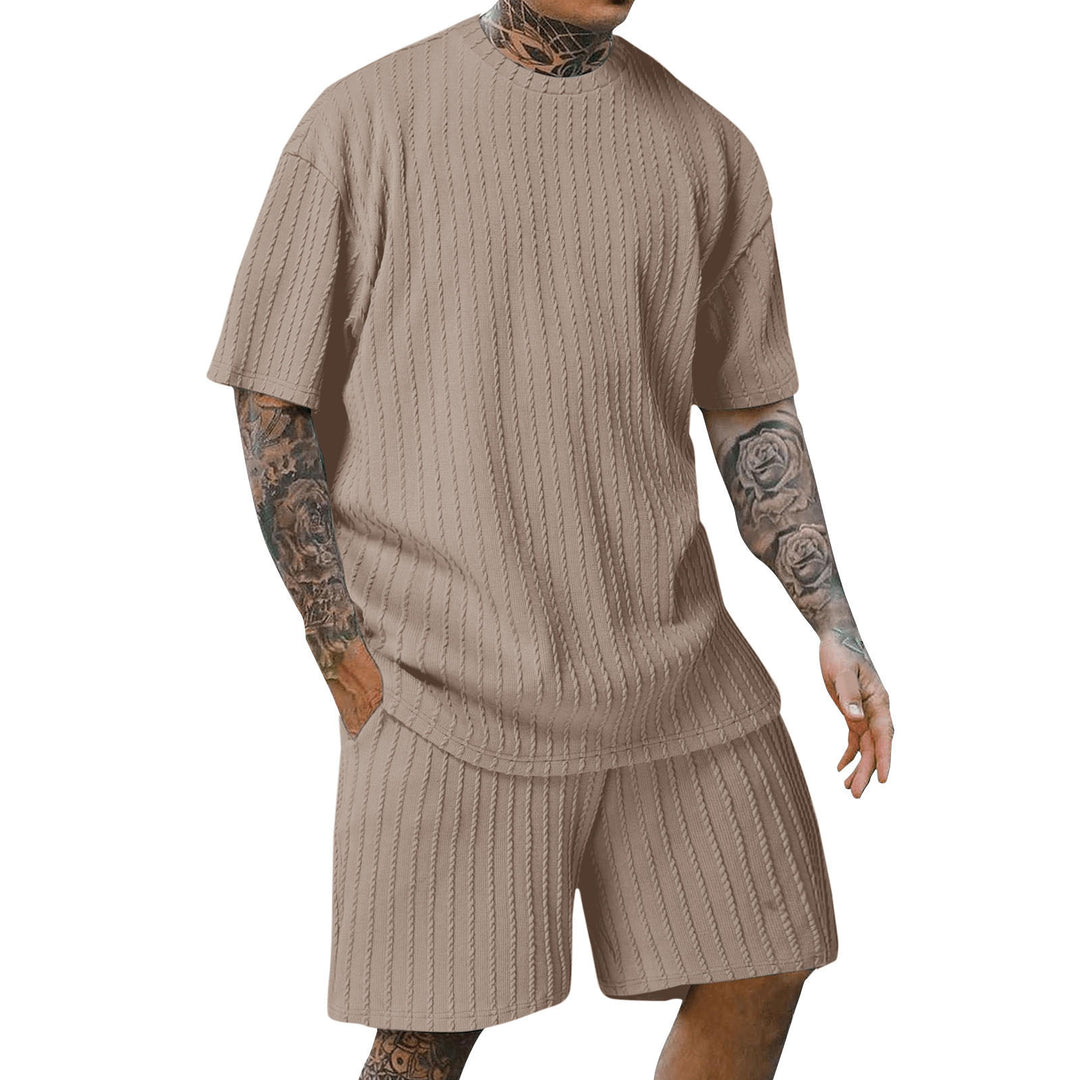 Modern leisure set for men with structured design Lune London