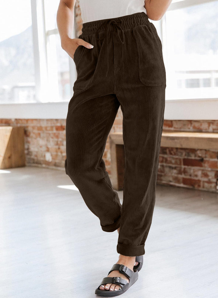 Women Relaxed Pleated Lounge Pants Lune London