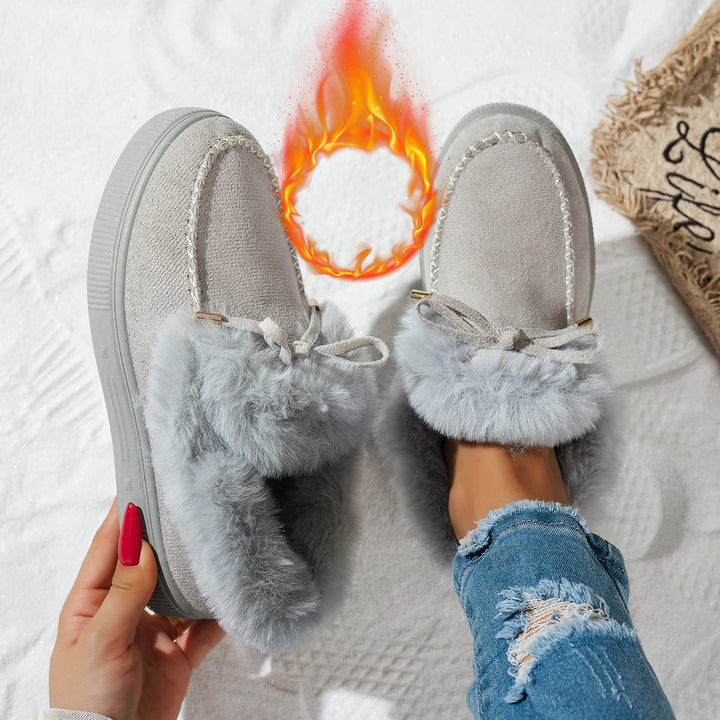 Ladies Fleece lined sneakers Lune London