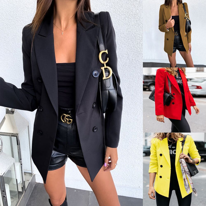 Lune London | Women's elegant tailored blazer with double button placket