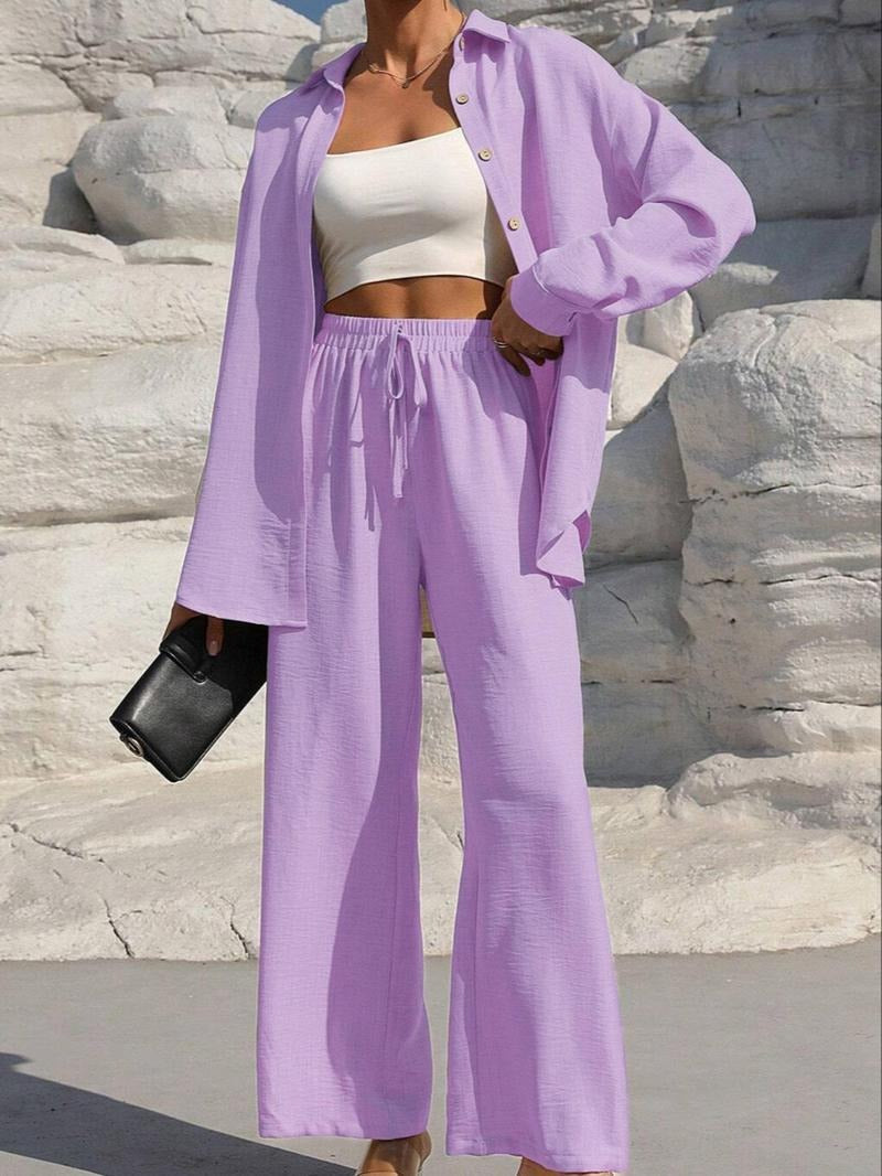 Women casual and elegant linen set with relaxed fit Lune London
