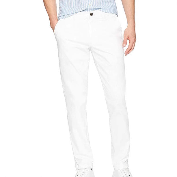 Comfortable summer chino pants for men with side pockets and elastic waistband Lune London