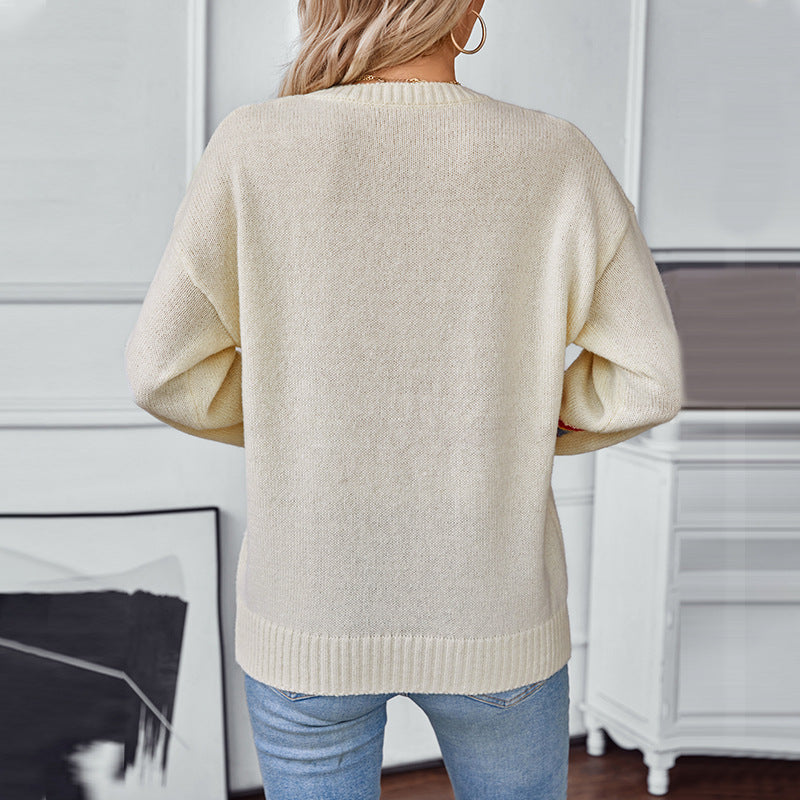 Lune London patterned women's sweater