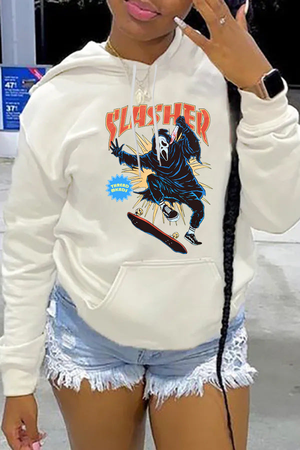 Women's hoodie with unique print design Lune London